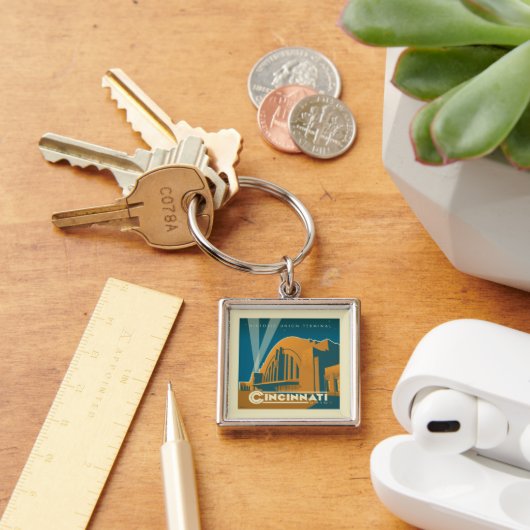 Cincinnati, Ohio | Historische Unieterminal Sleutelhanger (Bureau)