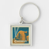 Cincinnati, Ohio | Historische Unieterminal Sleutelhanger (Voorkant)