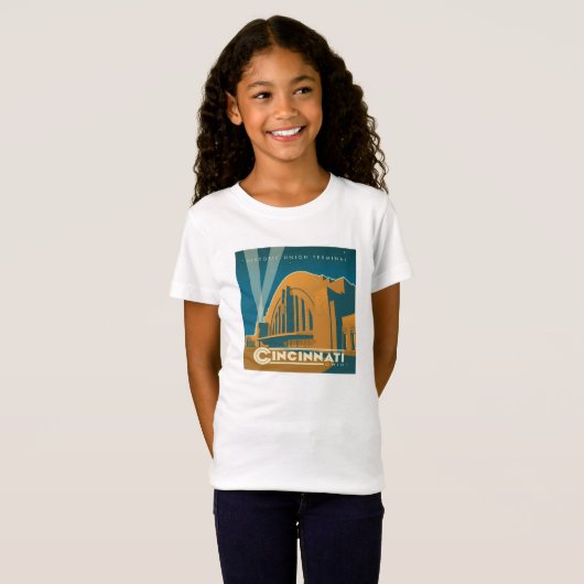 Cincinnati, Ohio | Historische Unieterminal T-shirt (Voorkant volledig)
