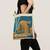 Cincinnati, Ohio | Historische Unieterminal Tote Bag (Dichtbij)