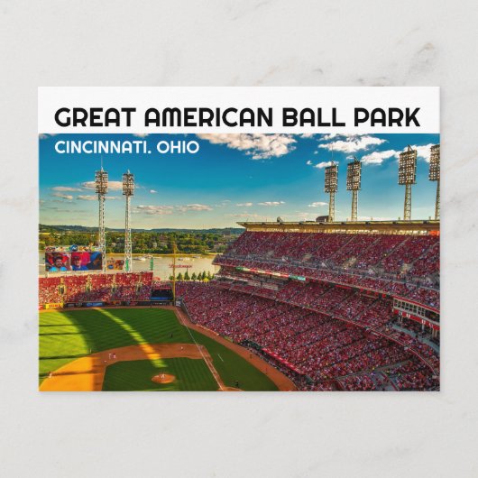 CINCINNATI OHIO HONKBAL BALLPARK BRIEFKAARTEN (Voorkant)