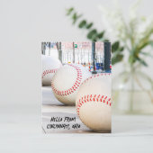 CINCINNATI OHIO HONKBALSTADION ANSICHTKAARTEN BRIEFKAART (Staand voorkant)