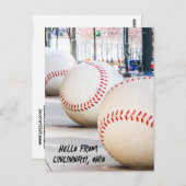 CINCINNATI OHIO HONKBALSTADION BRIEFKAARTEN (Voorkant / Achterkant)