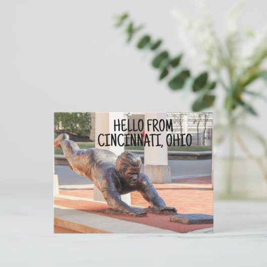 CINCINNATI OHIO HONKBALSTADION BRIEFKAARTEN (Staand voorkant)