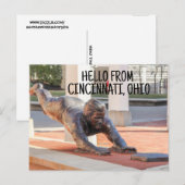 CINCINNATI OHIO HONKBALSTADION BRIEFKAARTEN (Voorkant / Achterkant)