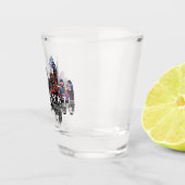 Cincinnati, Ohio in graffiti Shot Glass Glas (Rechts)