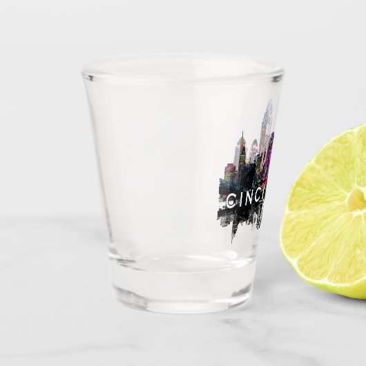 Cincinnati, Ohio in graffiti Shot Glass Shot Glas (Links)