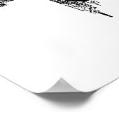 Cincinnati, Ohio in zwart-wit Poster (Hoek)