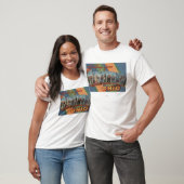 Cincinnati, Ohio - Large Letter Scenes 2 T-shirt (Unisex)