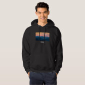 Cincinnati Ohio Mountain sunset hometown Hoodie (Voorkant volledig)