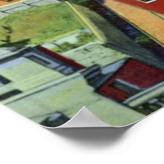 Cincinnati Ohio Mt Adams Poster (Hoek)