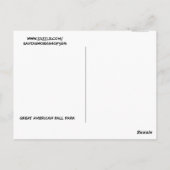 CINCINNATI OHIO MUSIC HALL BRIEFKAARTEN (Achterkant)