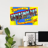 Cincinnati Ohio OH  groot Briefkaart Poster (Thuiskantoor)