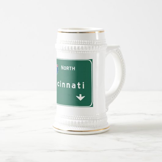 Cincinnati Ohio oh Interstate Highway Freeway : Bierpul (Voorkant rechts)