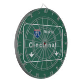 Cincinnati Ohio oh Interstate Highway Freeway : Dartbord (Voorkant Links)