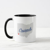 Cincinnati Ohio OH Shirt Mok (Links)