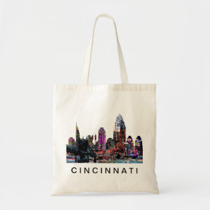 Cincinnati, Ohio op graffiti Tote Bag