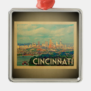 Cincinnati Ohio Ornament Vintage Revel