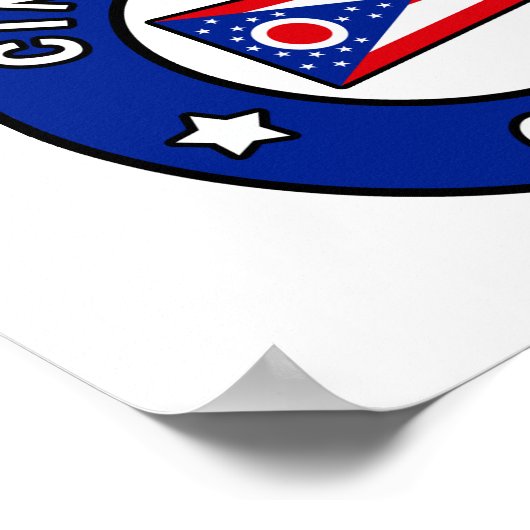 Cincinnati Ohio Poster (Hoek)