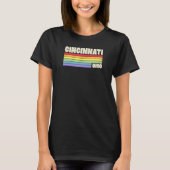 Cincinnati Ohio Pride Rainbow Flag Gay Pride Merch T-shirt (Voorkant)