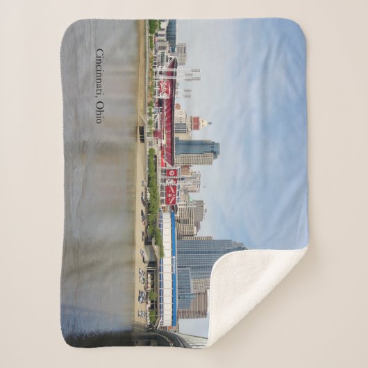Cincinnati, Ohio sherpa deken (Voorkant)