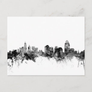 Cincinnati Ohio Skyline Briefkaart