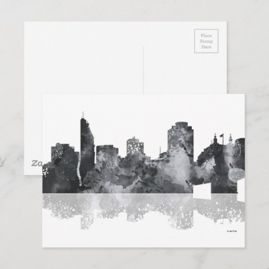 Cincinnati, Ohio Skyline Briefkaart (Voorkant / Achterkant)