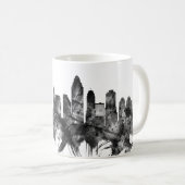 Cincinnati Ohio Skyline BW Koffiemok (Voorkant rechts)