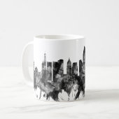 Cincinnati Ohio Skyline BW Koffiemok (Voorkant links)