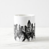 Cincinnati Ohio Skyline BW Koffiemok (Center)
