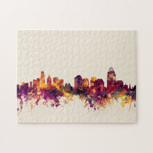 Cincinnati Ohio Skyline Legpuzzel
