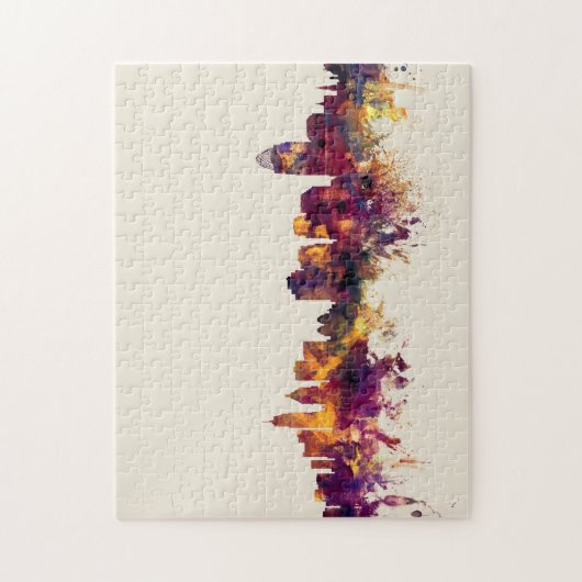 Cincinnati Ohio Skyline Legpuzzel (Verticaal)