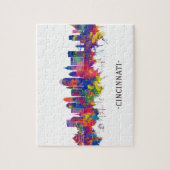 Cincinnati Ohio Skyline Legpuzzel (Verticaal)