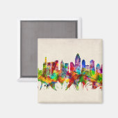 Cincinnati Ohio Skyline Magneet (Voorkant / Achterkant)