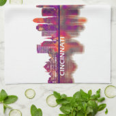 Cincinnati Ohio Skyline Theedoek (Gevouwen)