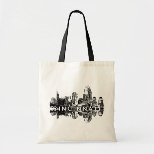 Cincinnati, Ohio skyline Tote Bag