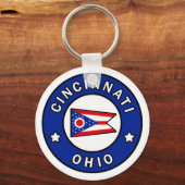 Cincinnati Ohio Sleutelhanger (Voorkant)
