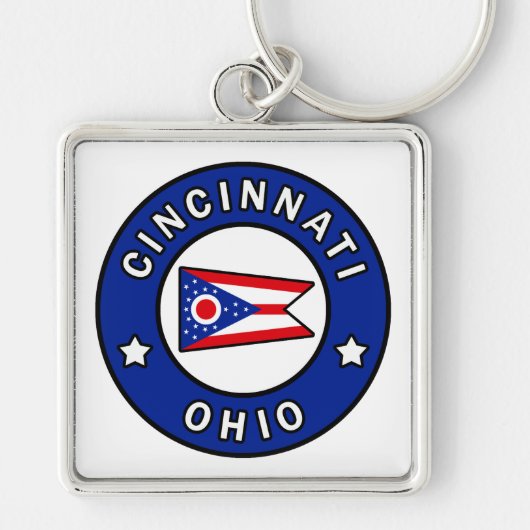 Cincinnati Ohio Sleutelhanger (Voorkant)