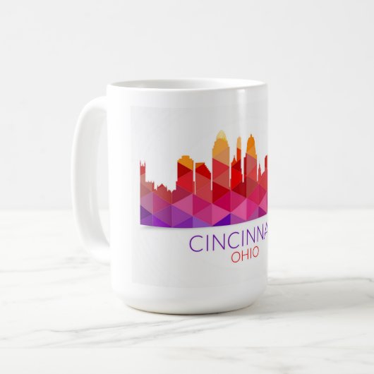 Cincinnati, Ohio Souvenir Mok 2 - Kleurrijke Mok (Voorkant links)