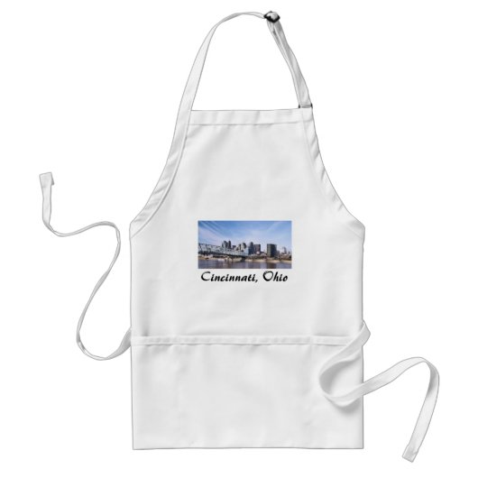 Cincinnati Ohio Standaard Schort (Voorkant)
