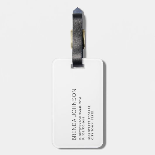 Cincinnati, Ohio Stylized Skyline Bagagelabel (Achterkant verticaal)