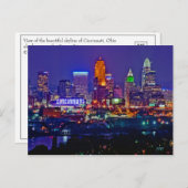 Cincinnati, Ohio, The Queen City Briefkaart (Voorkant / Achterkant)