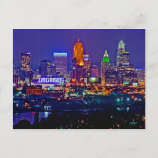 Cincinnati, Ohio, The Queen City Briefkaart