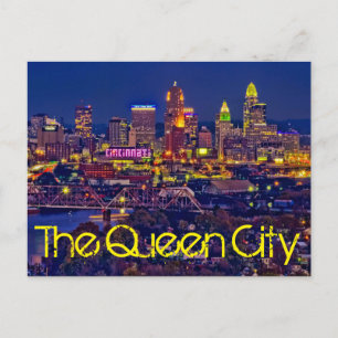 Cincinnati, Ohio, The Queen City Briefkaart