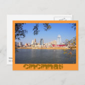 Cincinnati, Ohio, The Queen City Briefkaart (Voorkant / Achterkant)