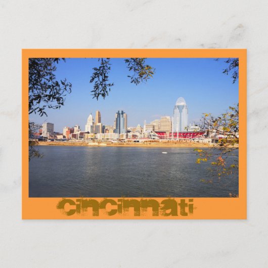 Cincinnati, Ohio, The Queen City Briefkaart (Voorkant)
