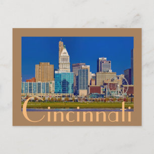 Cincinnati, Ohio, The Queen City Briefkaart