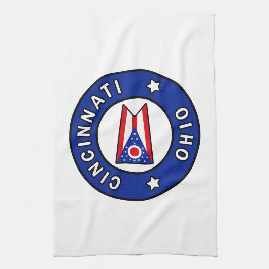 Cincinnati Ohio Theedoek (Verticaal)