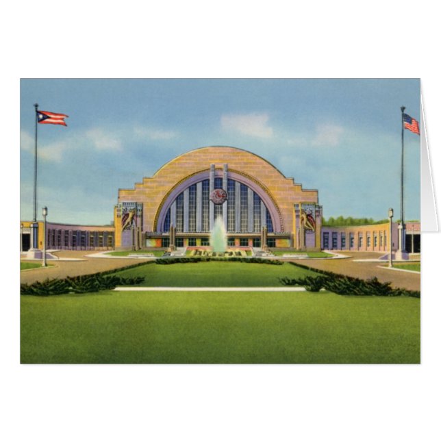 Cincinnati Ohio Union Terminal (Voorkant Horizontaal)