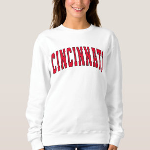 Cincinnati Ohio Varsity College Style Swea Trui